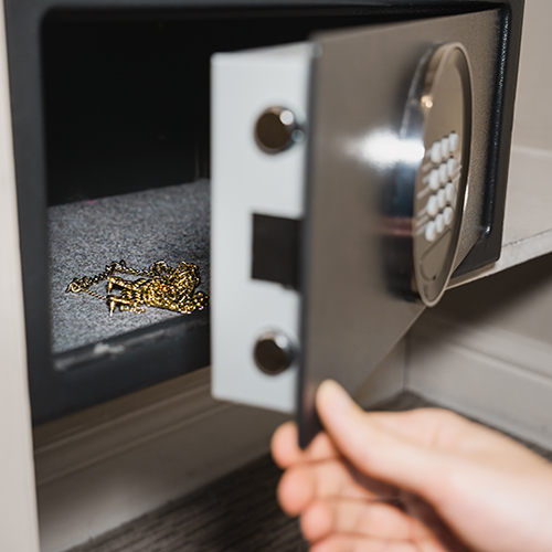 Secure gifts and valuables