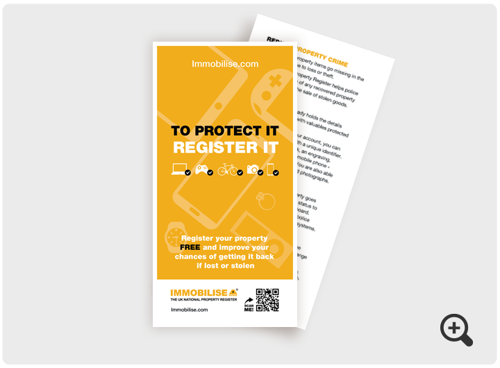 Immobilise DL Leaflet